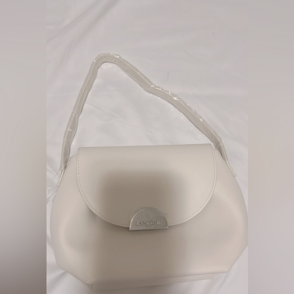 White Lancome Paris Handbag